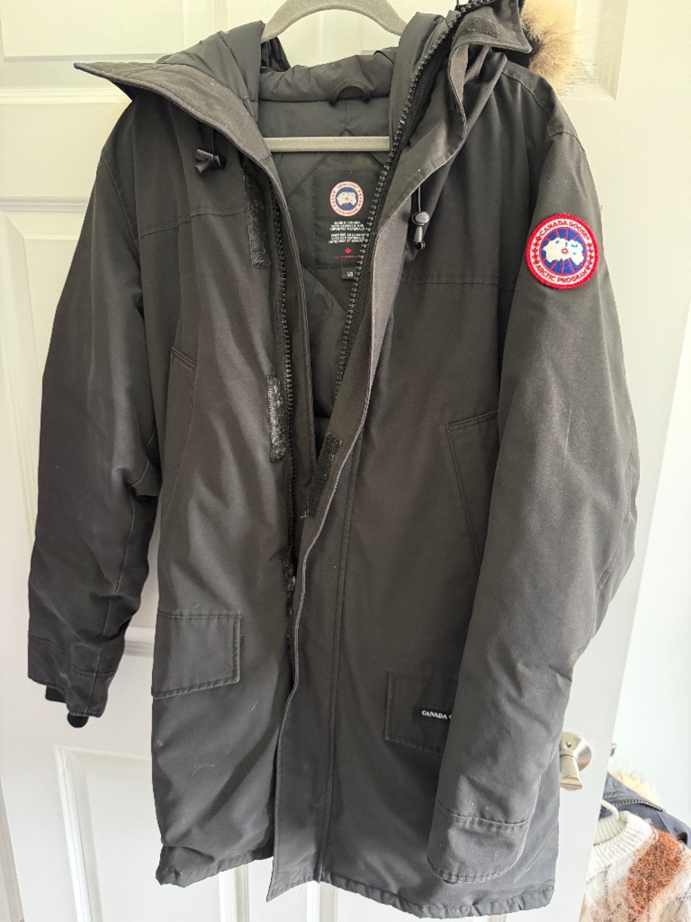 Canada Goose Langford Parka – Men’s Large – Black – Authentic